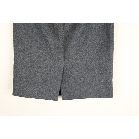 J Crew Womens Straight Skirt Wool Size P0 Gray Back Preppy Classic Capsule‎ Work - Picture 7 of 11